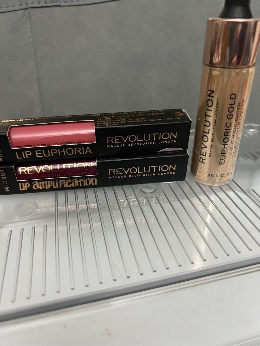Revolution Lip Euphoria & Euphoria Gold Duo - Pink & Gold